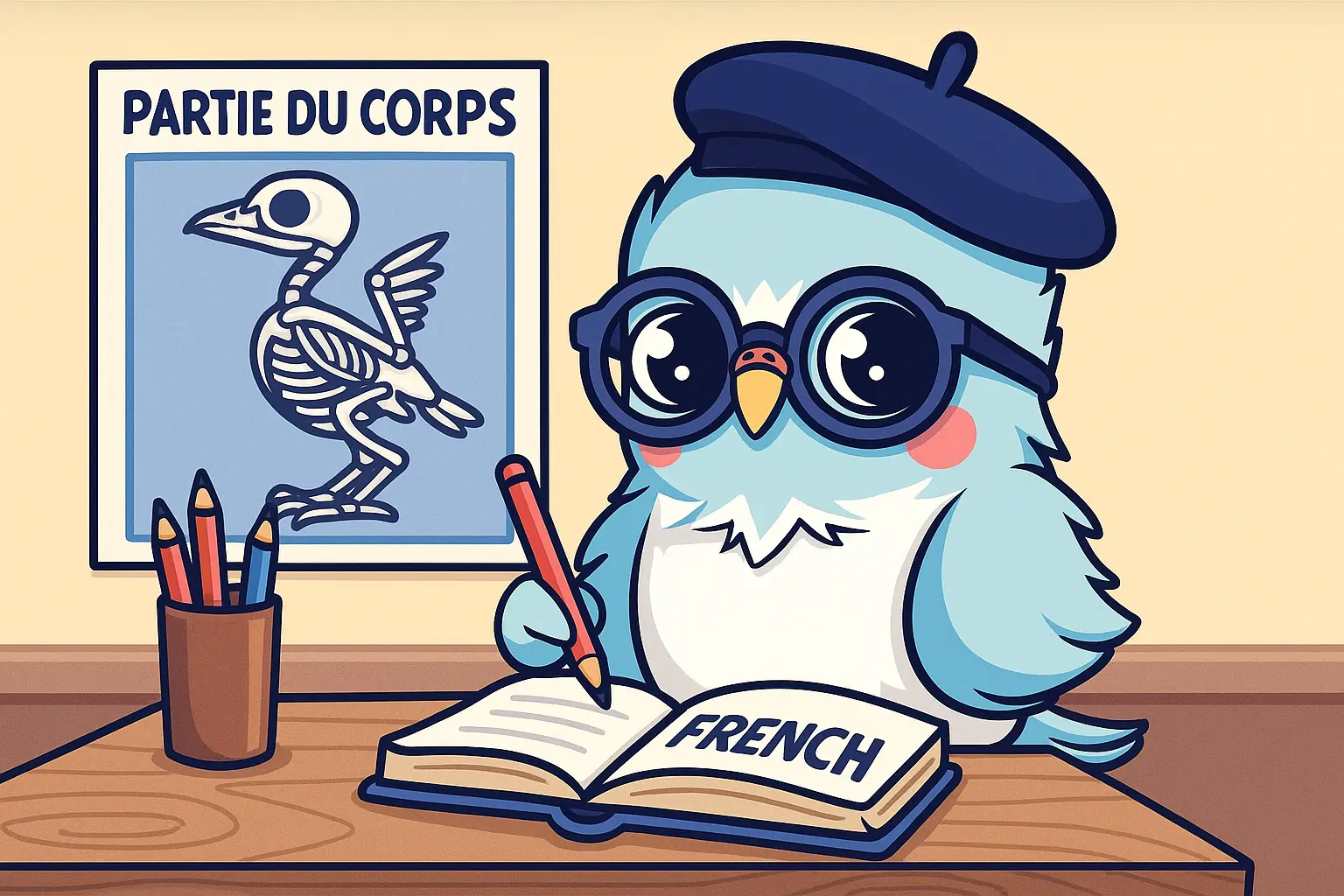 French Words for Body Parts: Human Body in French from Head to Toe